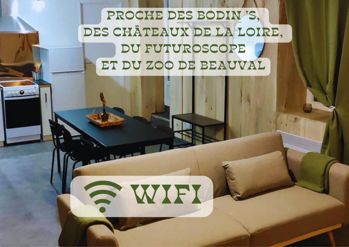 Appartement 2 Chambres Avec Wifi Centre De Descartes Exterior photo